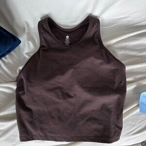 Senita Brown Crop Top